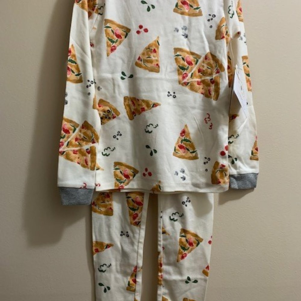 NWT Burt's Bee Kids Pizza PJ's Size 6, 10